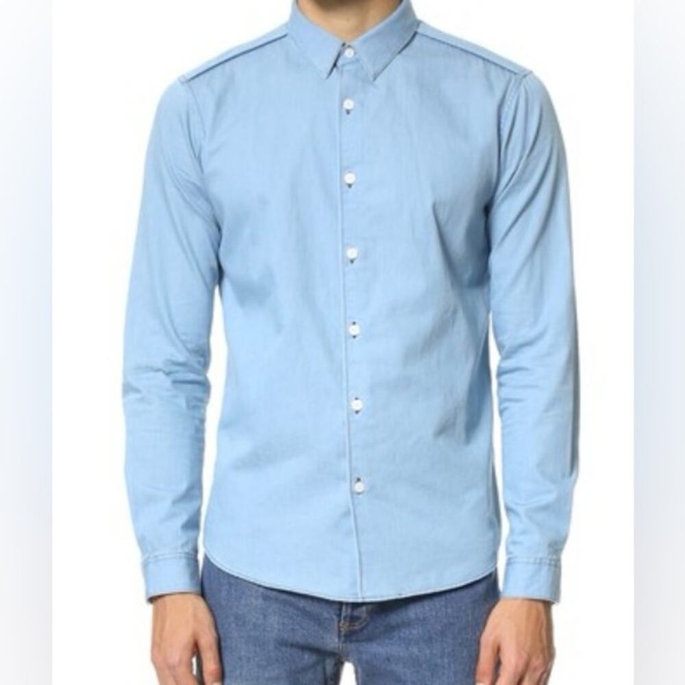 Men’s Theory Benner Button Down Shirt is Arrowsift size large